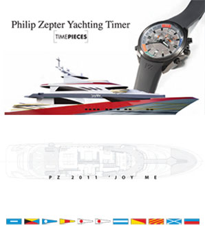 Elegant, sporty design meets uncompromising craftsmanship. Philip Zepter Yachting Timer is your reliable companion through life’s challenges.